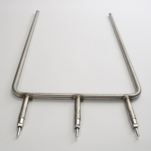 Circulation pipe supplied with the dual-drinker Water supply circuit as supplied as standard with the Verba drinkers