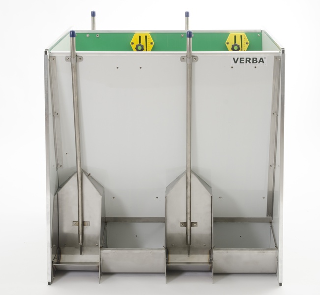 A00-2082 Drowaco 2100 AD double feeder for fattening pigs Drowaco double feed trough for fattening pigs