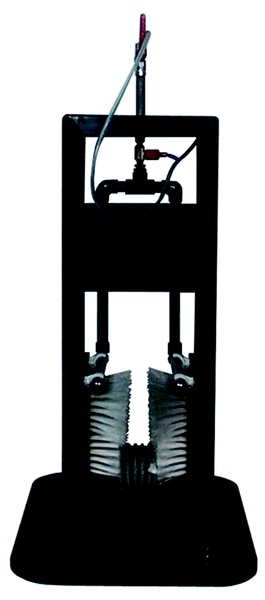 Boot cleaner with tap and pipe Boot wash