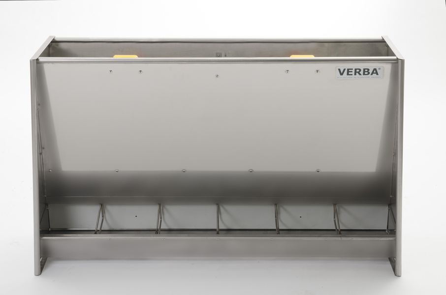 A00-1091 Stainless Steel SL673 Stainless Steel piglet dry feed trough Stainless steel feed trough for piglets (dry feed)