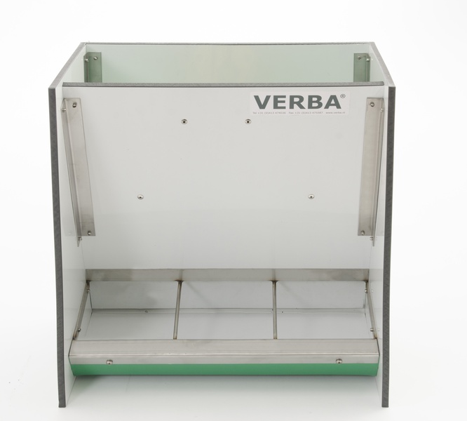 A00-1165 K350 farrowing pen feeding trough Maternity pen dry feed tray, 3 compartments