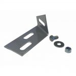 Stainless steel mounting bracket, including fixing materials for the feeding trough