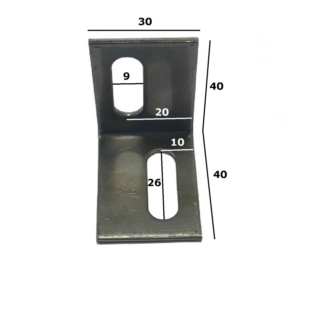 Mounting bracket for maternity pen feeders Stainless steel mounting bracket for maternity pen feeders