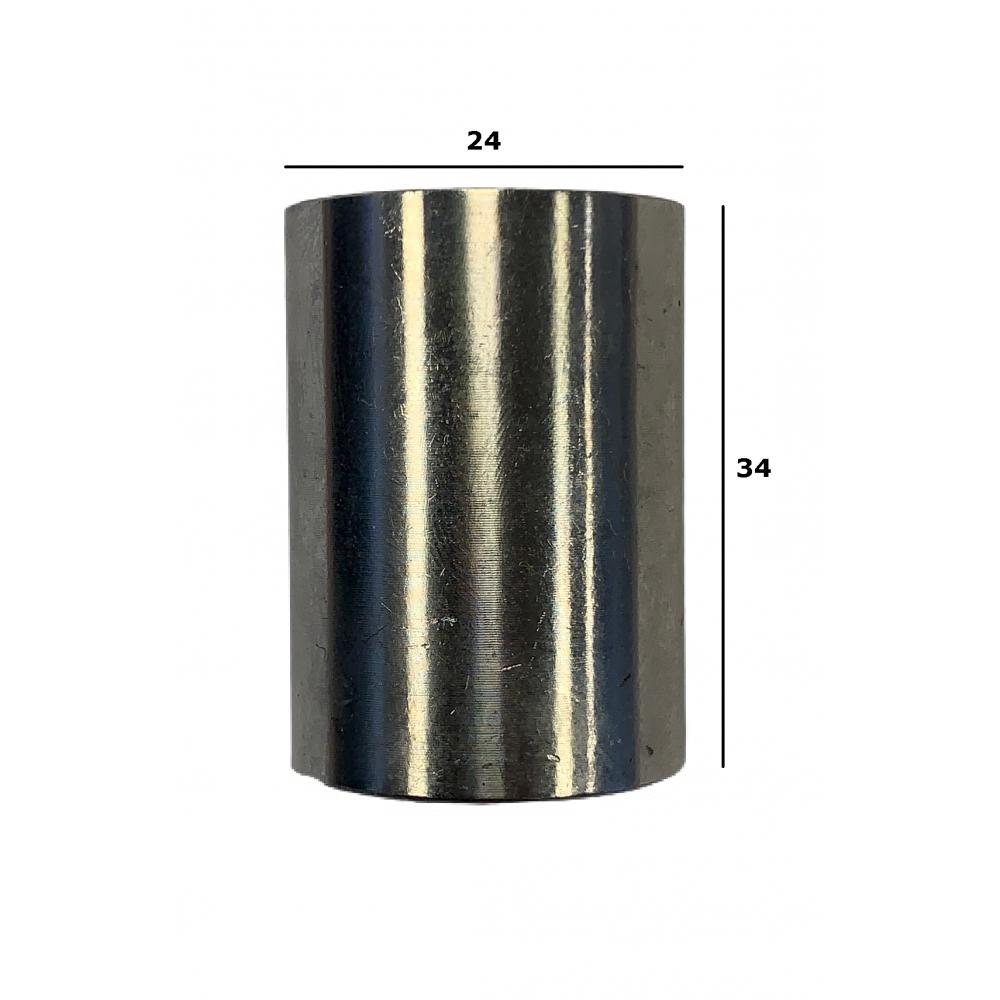 1/2" stainless steel threaded connection 1/2" stainless steel socket