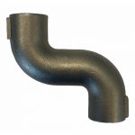 1/2" stainless steel S-bend for pigsties