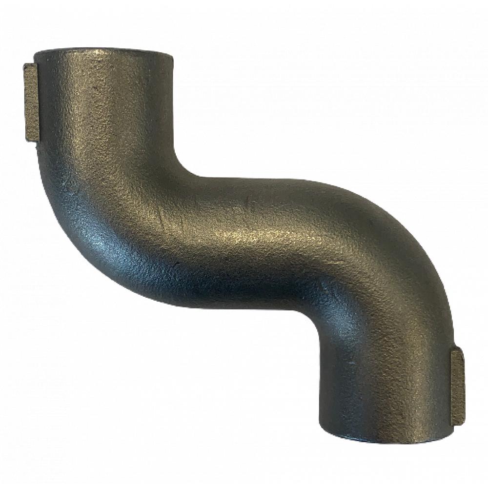 Stainless steel S-bend, 1/2", pigsty 1/2" stainless steel S-bend for pigsties
