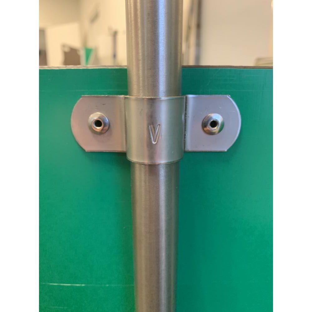 Stainless steel saddle clamp 1/2" Stainless steel saddle bracket, 1/2"